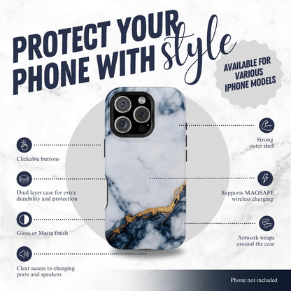 Azure Alloy - Magsafe iPhone Case Phone Case-aesthetic phone case-shockproof phone case-cute phone case-designer phone case-elegant phone case-luxury phone case-phone accessories-fashion accessory