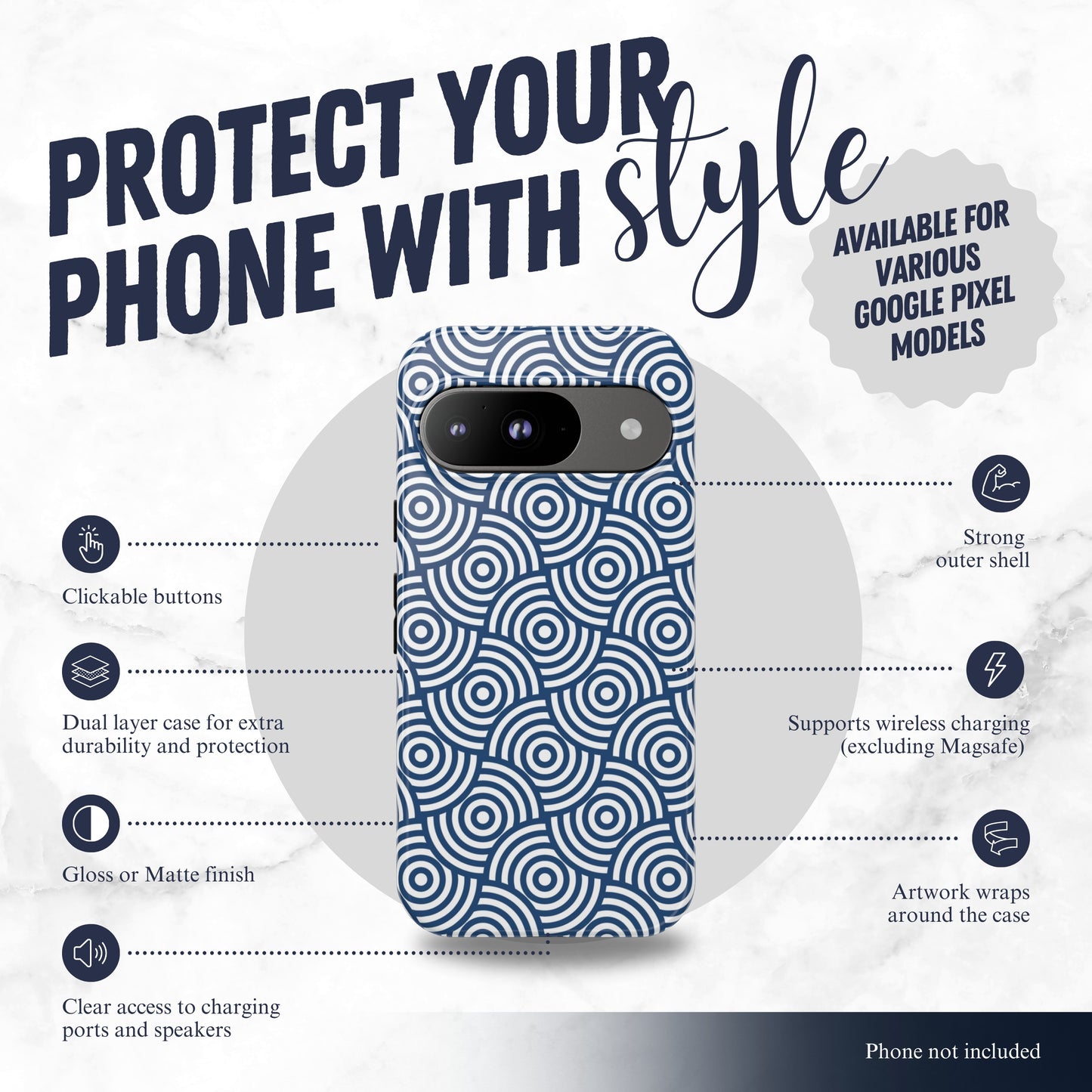 Rainy Day - Google Pixel Case Phone Case-aesthetic phone case-shockproof phone case-cute phone case-designer phone case-elegant phone case-luxury phone case-phone accessories-fashion accessory