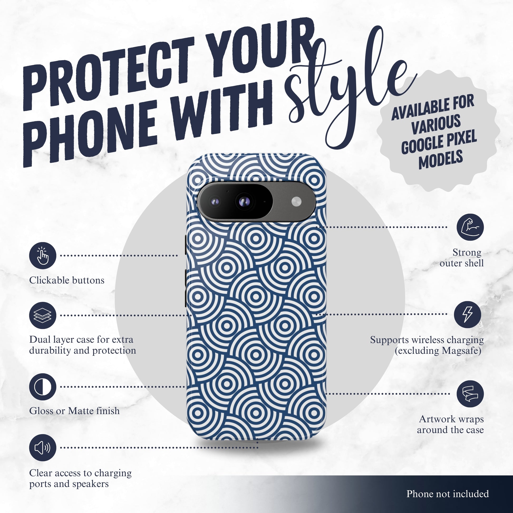 Rainy Day - Google Pixel Case Phone Case-aesthetic phone case-shockproof phone case-cute phone case-designer phone case-elegant phone case-luxury phone case-phone accessories-fashion accessory
