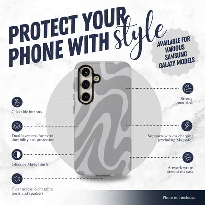 Grayscale - Samsung Galaxy Case Phone Case-aesthetic phone case-shockproof phone case-cute phone case-designer phone case-elegant phone case-luxury phone case-phone accessories-fashion accessory