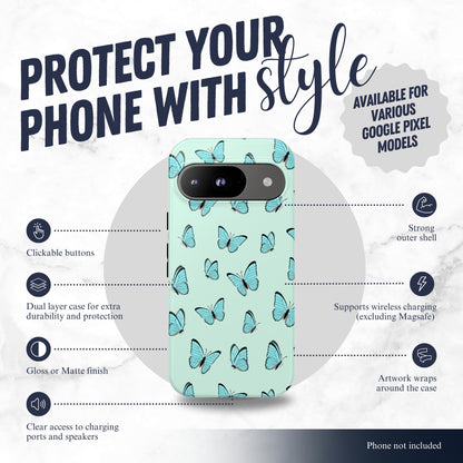 Flutter - Google Pixel Case Phone Case-aesthetic phone case-shockproof phone case-cute phone case-designer phone case-elegant phone case-luxury phone case-phone accessories-fashion accessory