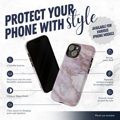 Luna Quartz - iPhone Case Phone Case-aesthetic phone case-shockproof phone case-cute phone case-designer phone case-elegant phone case-luxury phone case-phone accessories-fashion accessory