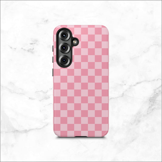 Blush Check - Samsung Galaxy Case Phone Case-aesthetic phone case-shockproof phone case-cute phone case-designer phone case-elegant phone case-luxury phone case-phone accessories-fashion accessory