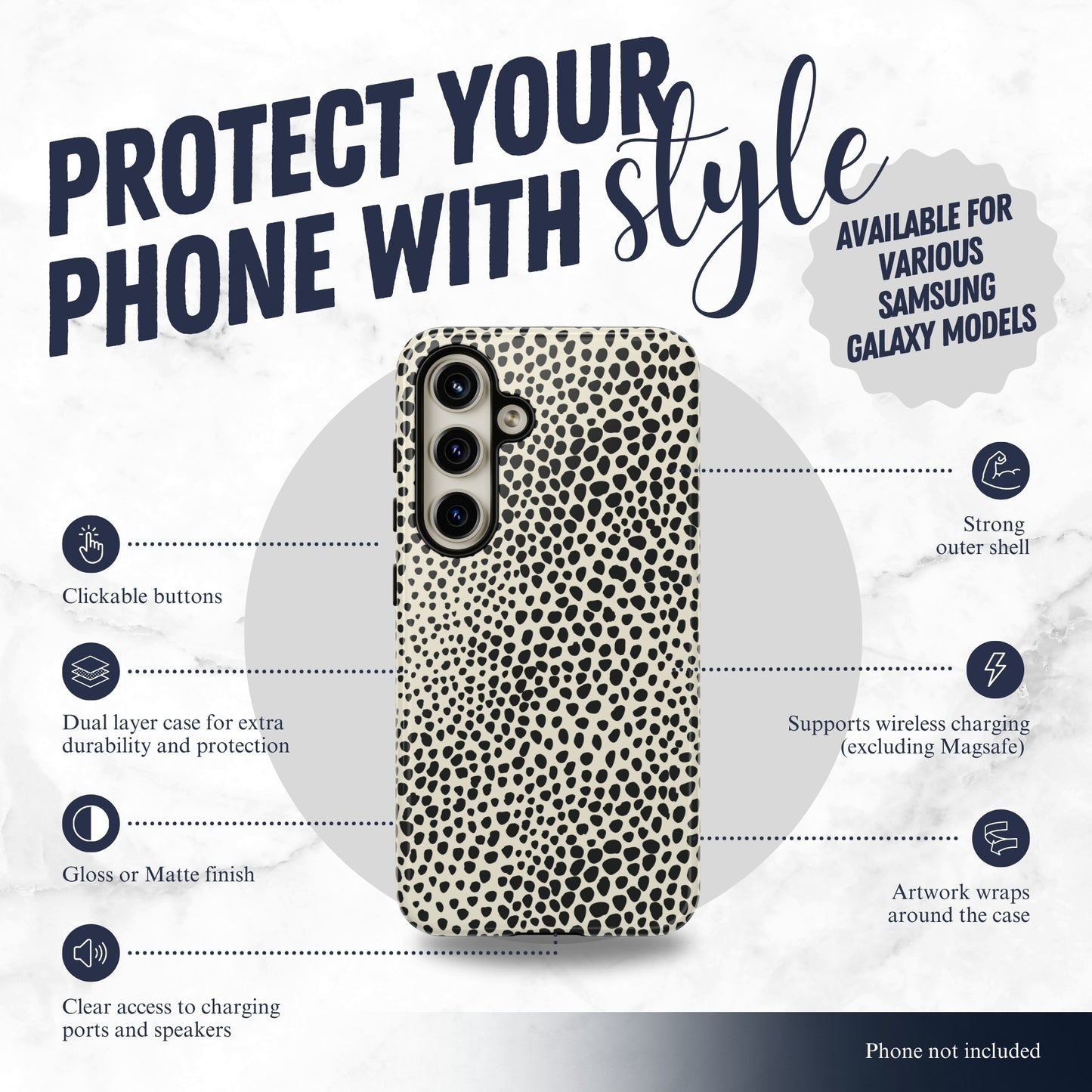 Vanilla Mocha - Samsung Galaxy Case Phone Case-aesthetic phone case-shockproof phone case-cute phone case-designer phone case-elegant phone case-luxury phone case-phone accessories-fashion accessory
