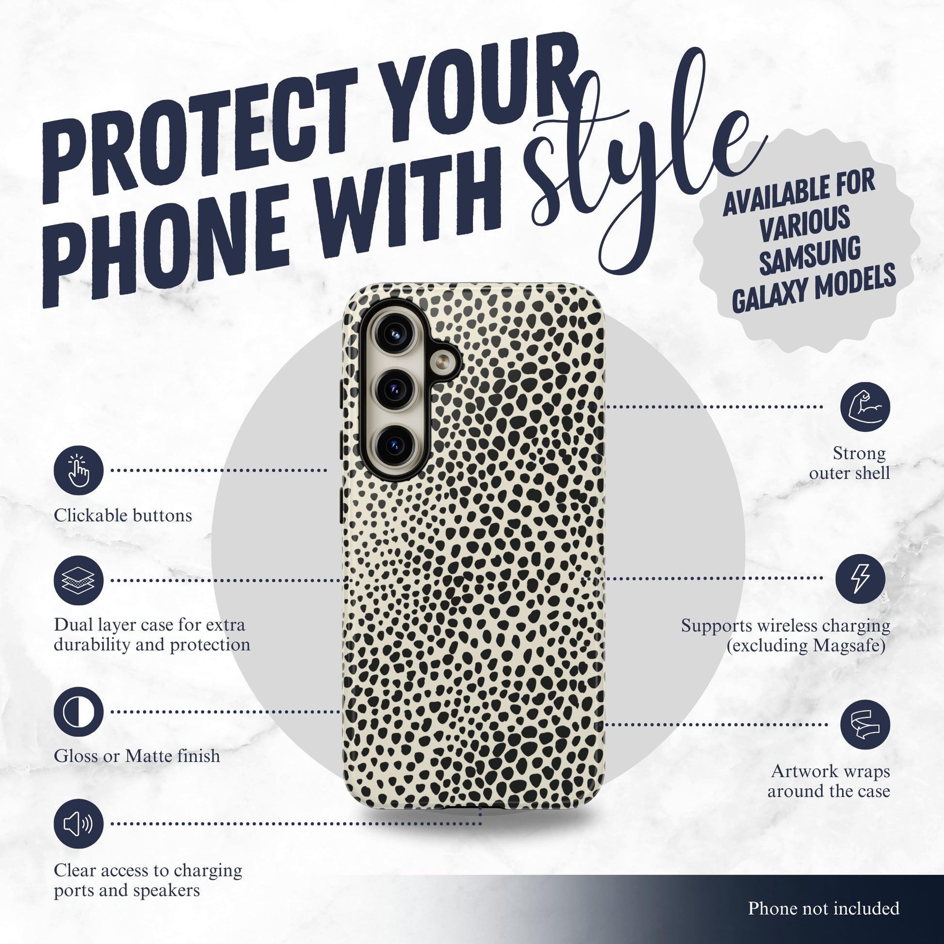 Vanilla Mocha - Samsung Galaxy Case Phone Case-aesthetic phone case-shockproof phone case-cute phone case-designer phone case-elegant phone case-luxury phone case-phone accessories-fashion accessory