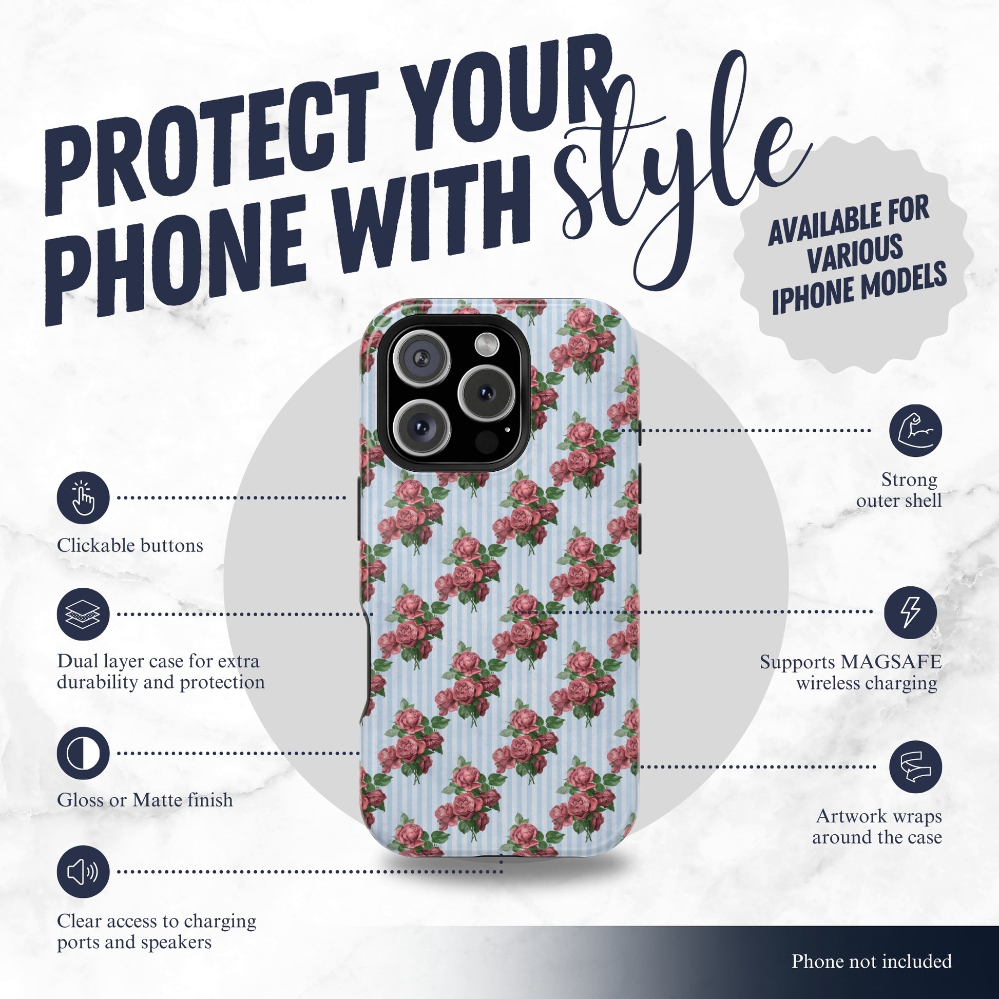 Something Subtle - Magsafe iPhone Case Phone Case-aesthetic phone case-shockproof phone case-cute phone case-designer phone case-elegant phone case-luxury phone case-phone accessories-fashion accessory