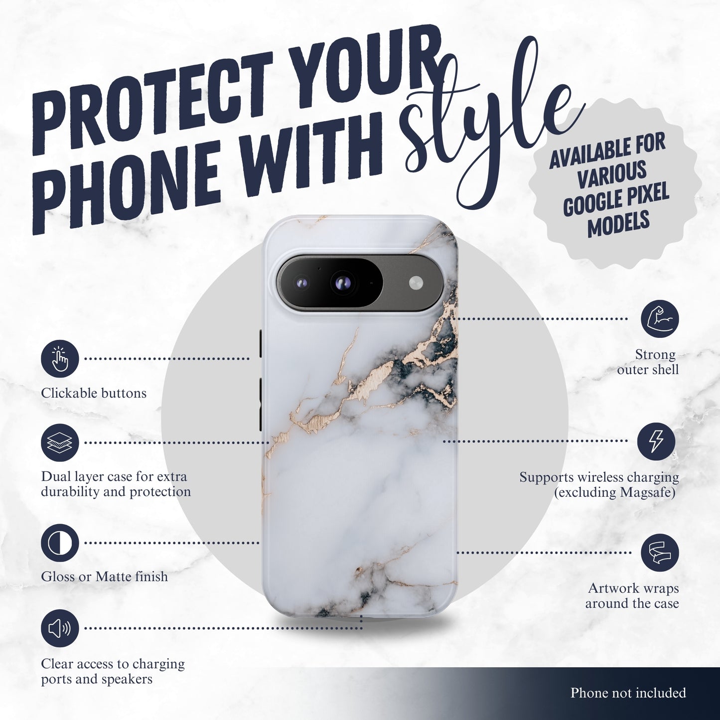 Silk Touch - Google Pixel Case Phone Case-aesthetic phone case-shockproof phone case-cute phone case-designer phone case-elegant phone case-luxury phone case-phone accessories-fashion accessory