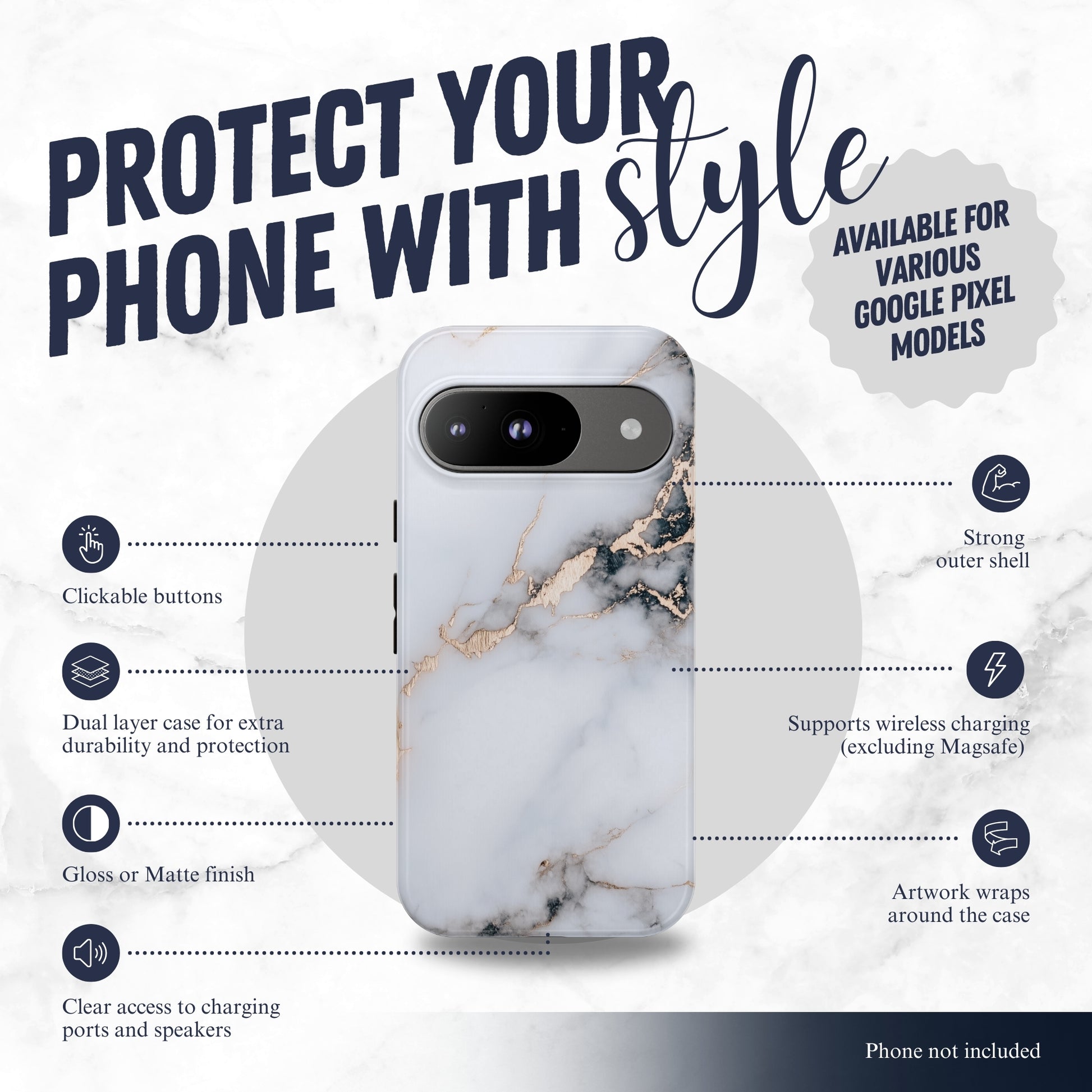 Silk Touch - Google Pixel Case Phone Case-aesthetic phone case-shockproof phone case-cute phone case-designer phone case-elegant phone case-luxury phone case-phone accessories-fashion accessory