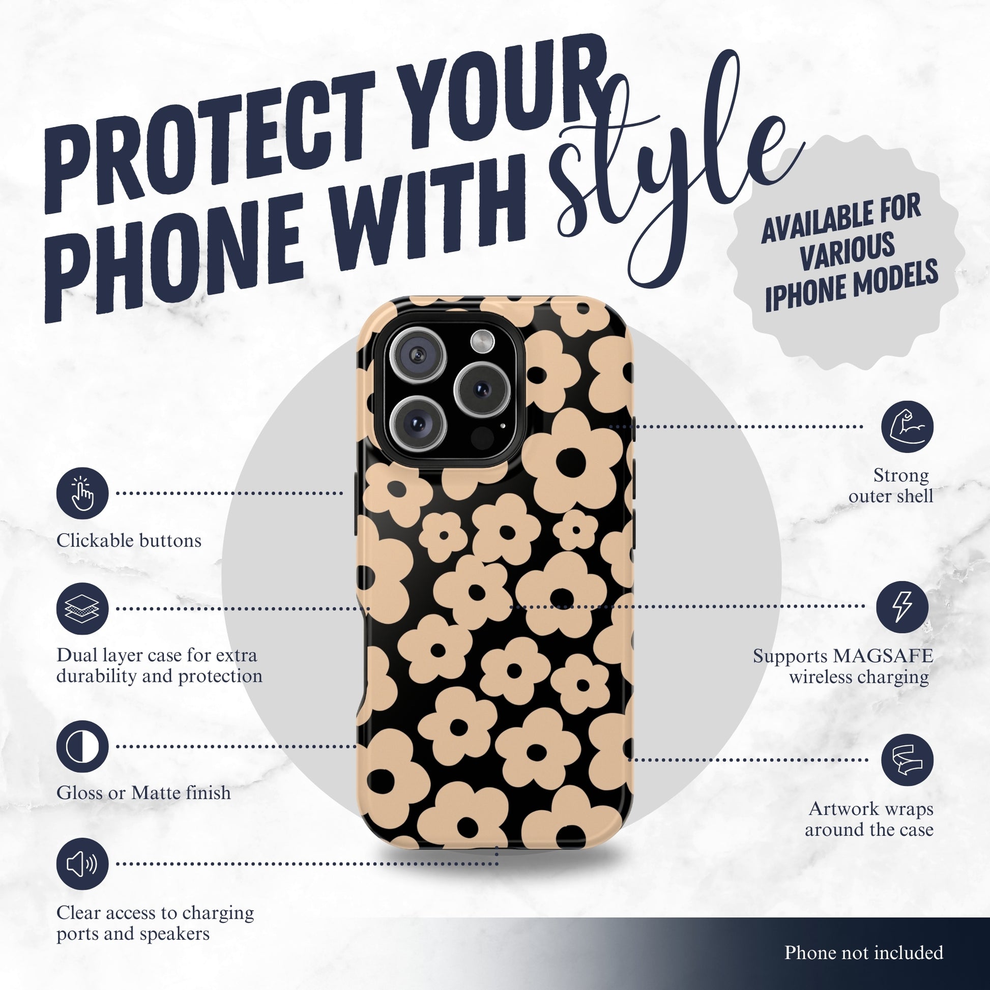 Muse - Magsafe iPhone Case Phone Case-aesthetic phone case-shockproof phone case-cute phone case-designer phone case-elegant phone case-luxury phone case-phone accessories-fashion accessory