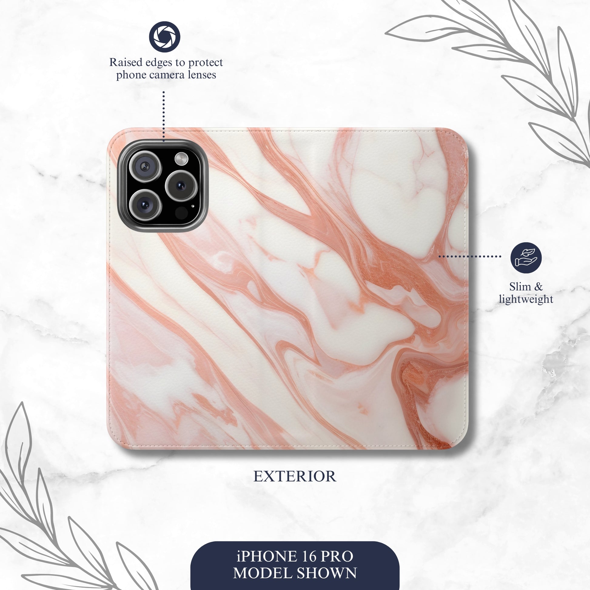 Dream Phase - iPhone Flip Case Wallet, Leather Folio Case Phone Case-aesthetic phone case-shockproof phone case-cute phone case-designer phone case-elegant phone case-luxury phone case-phone accessories-fashion accessory