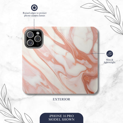 Dream Phase - iPhone Flip Case Wallet, Leather Folio Case Phone Case-aesthetic phone case-shockproof phone case-cute phone case-designer phone case-elegant phone case-luxury phone case-phone accessories-fashion accessory