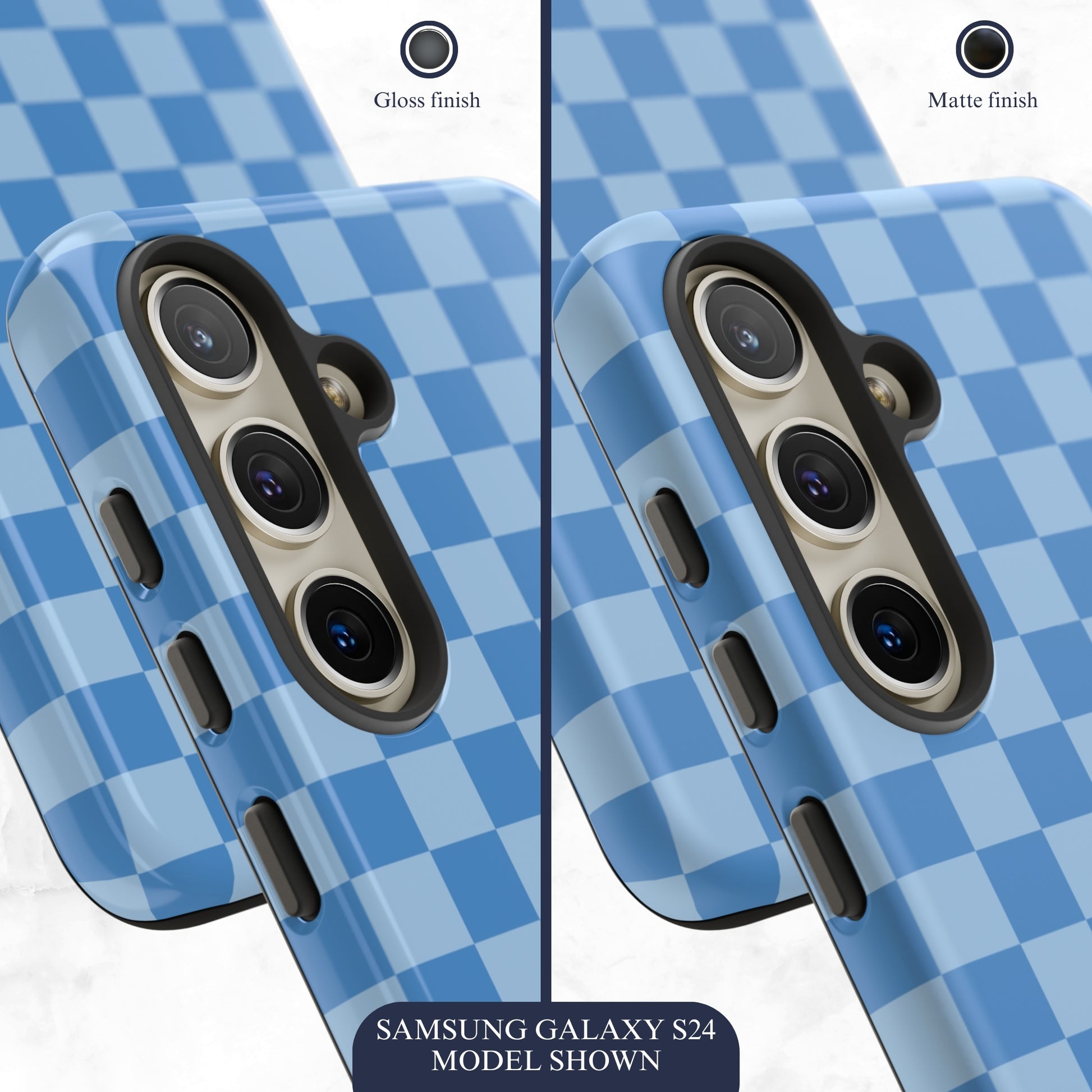 Coastal Check - Samsung Galaxy Case Phone Case-aesthetic phone case-shockproof phone case-cute phone case-designer phone case-elegant phone case-luxury phone case-phone accessories-fashion accessory
