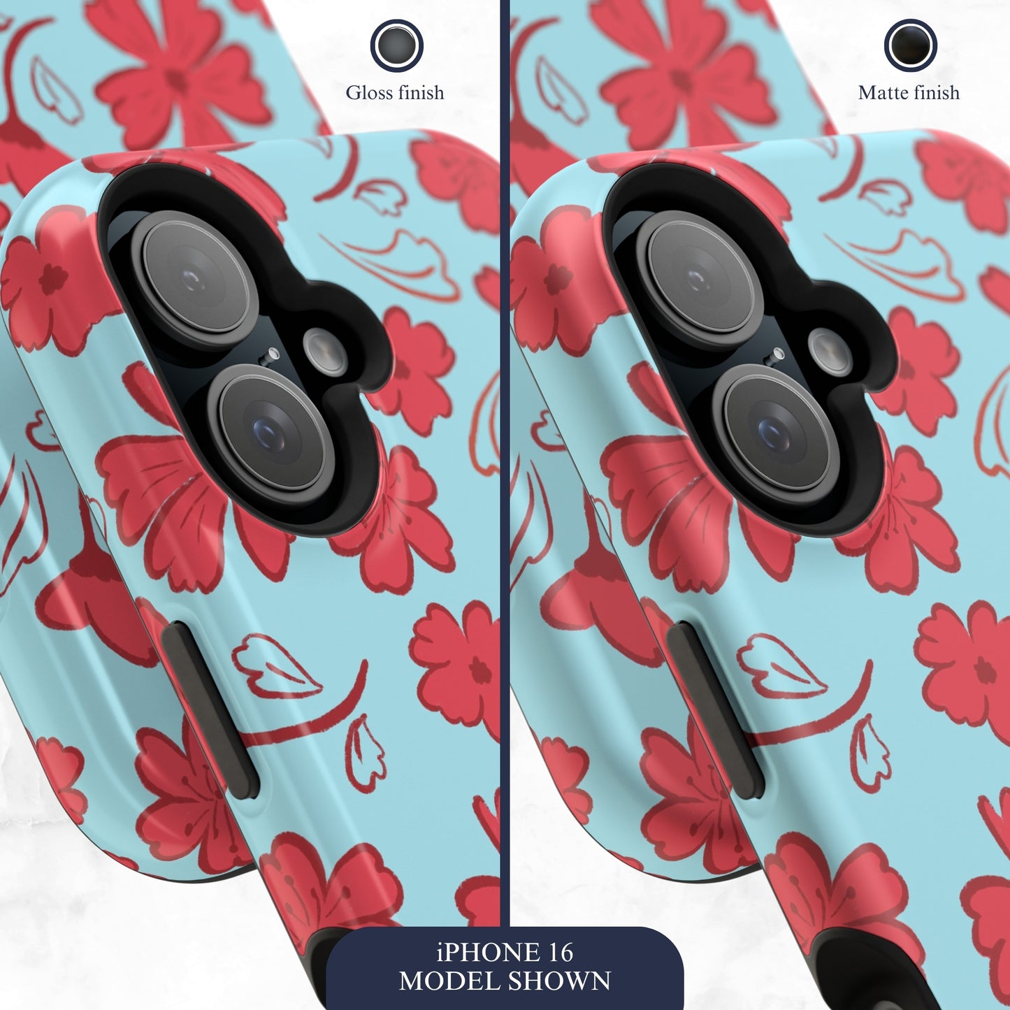 Floral Frenzy - Magsafe iPhone Case Phone Case-aesthetic phone case-shockproof phone case-cute phone case-designer phone case-elegant phone case-luxury phone case-phone accessories-fashion accessory