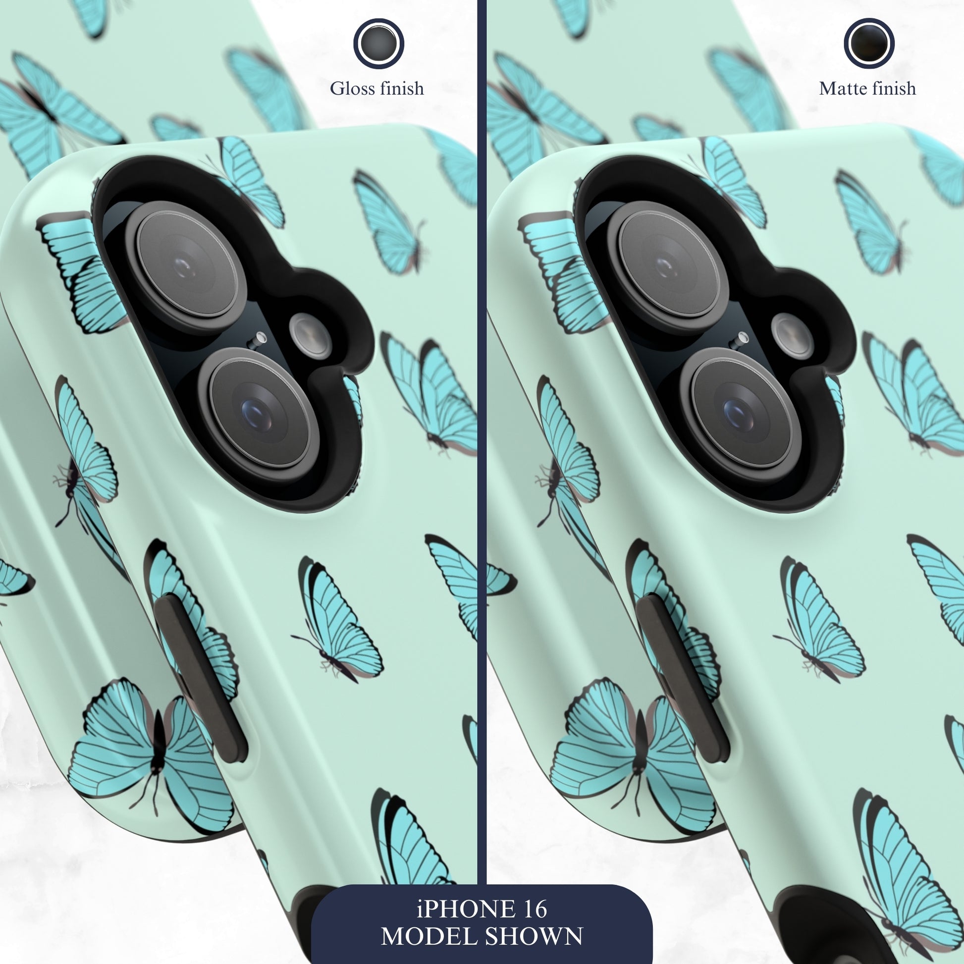 Flutter - Magsafe iPhone Case Phone Case-aesthetic phone case-shockproof phone case-cute phone case-designer phone case-elegant phone case-luxury phone case-phone accessories-fashion accessory