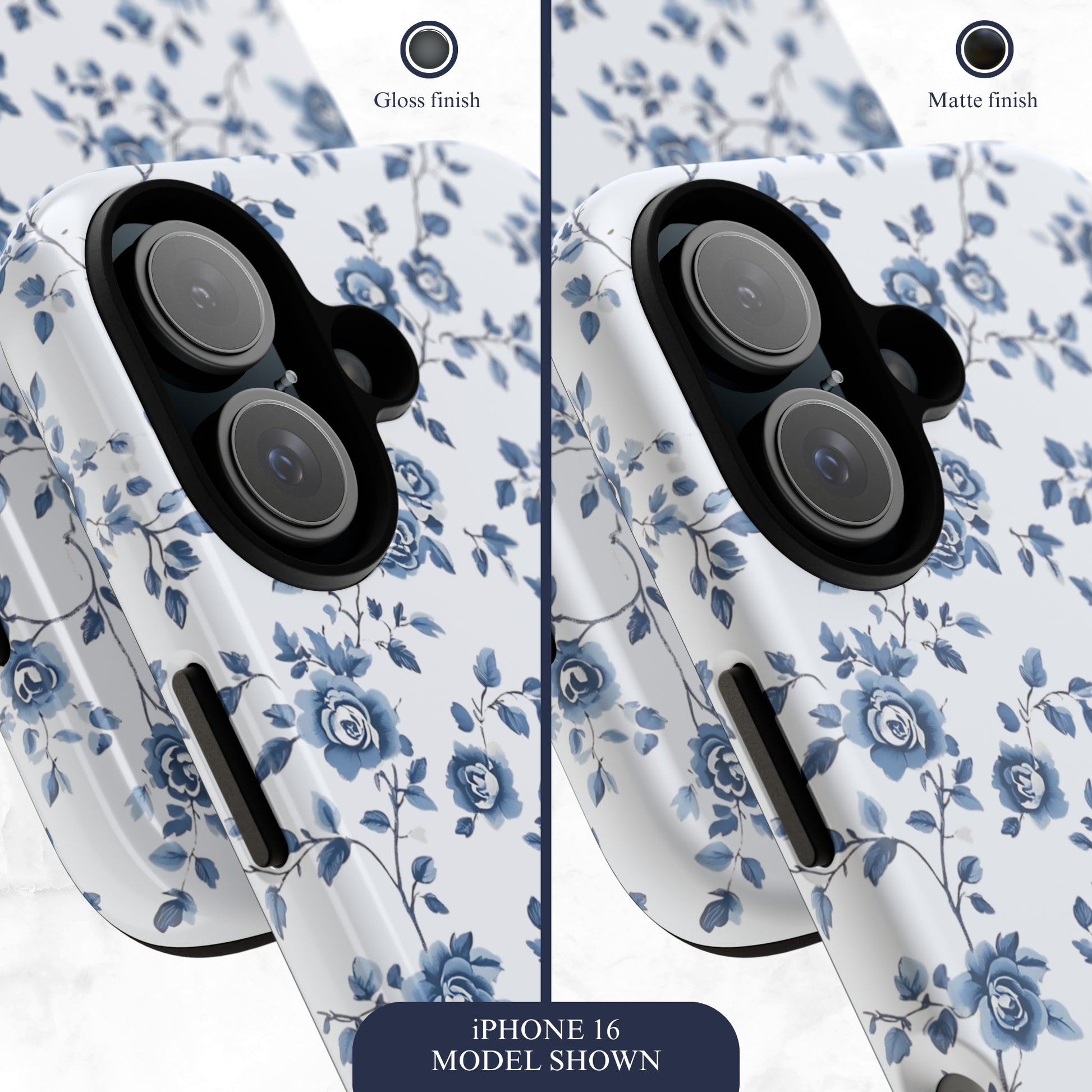 Porcelain Petals - iPhone Case Phone Case-aesthetic phone case-shockproof phone case-cute phone case-designer phone case-elegant phone case-luxury phone case-phone accessories-fashion accessory
