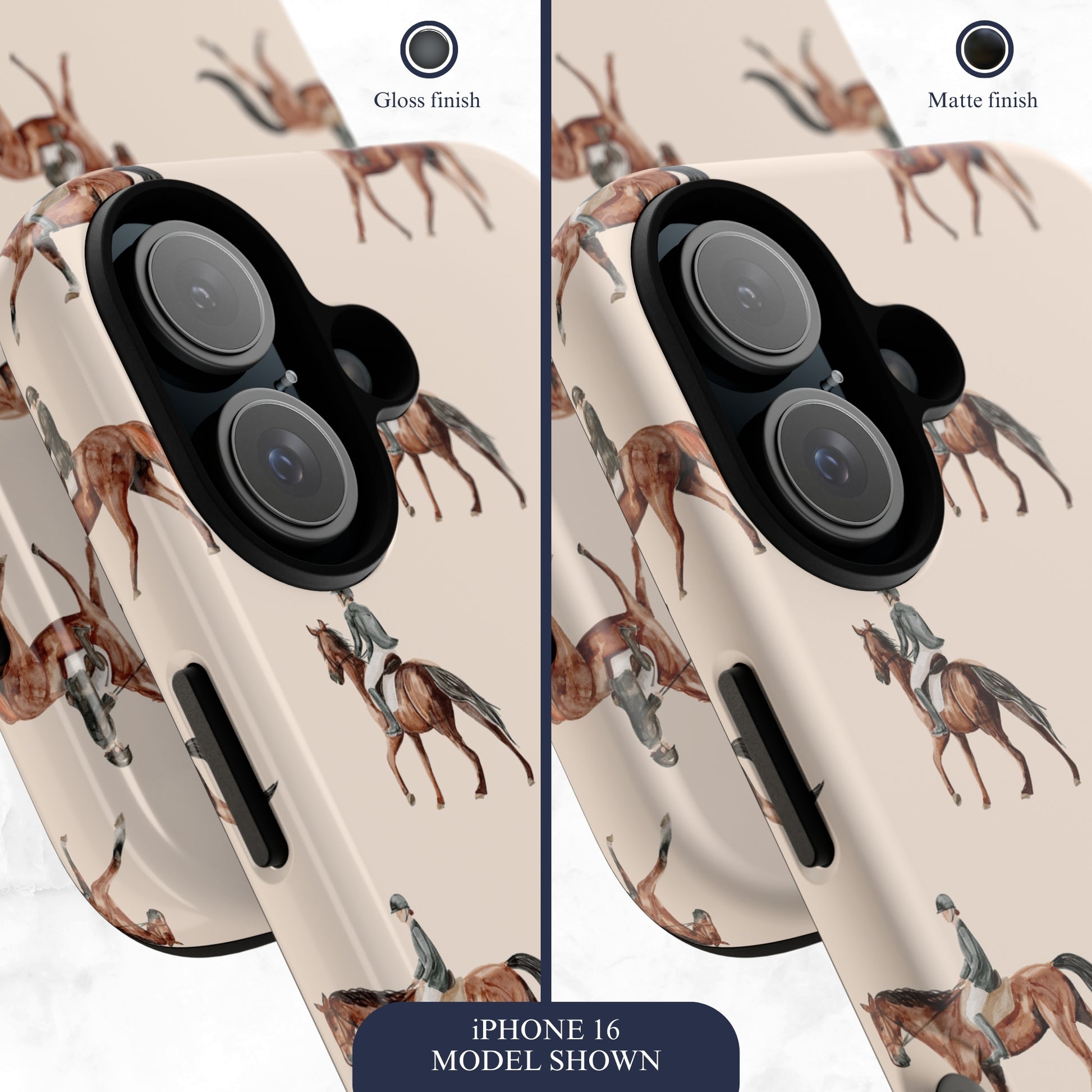 Graceful Gallop - iPhone Case Phone Case-aesthetic phone case-shockproof phone case-cute phone case-designer phone case-elegant phone case-luxury phone case-phone accessories-fashion accessory