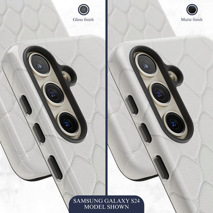 White Serpent - Samsung Galaxy Case Phone Case-aesthetic phone case-shockproof phone case-cute phone case-designer phone case-elegant phone case-luxury phone case-phone accessories-fashion accessory