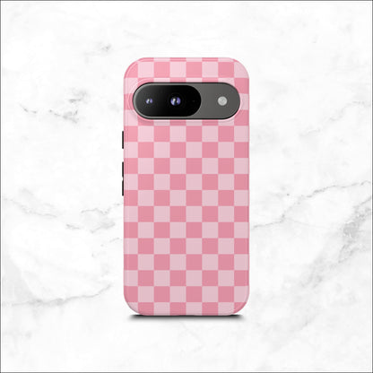 Blush Check - Google Pixel Case Phone Case-aesthetic phone case-shockproof phone case-cute phone case-designer phone case-elegant phone case-luxury phone case-phone accessories-fashion accessory