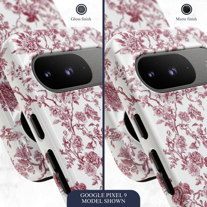 Scarlet Toile - Google Pixel Case Phone Case-aesthetic phone case-shockproof phone case-cute phone case-designer phone case-elegant phone case-luxury phone case-phone accessories-fashion accessory