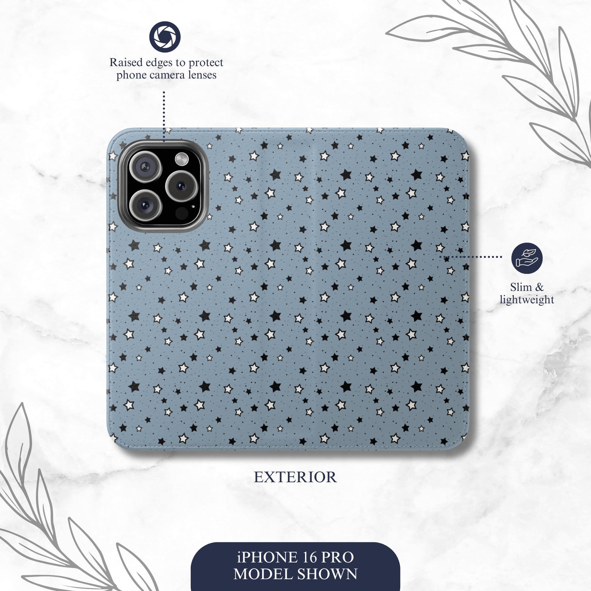 Constellation - iPhone Flip Case Wallet, Leather Folio Case Phone Case-aesthetic phone case-shockproof phone case-cute phone case-designer phone case-elegant phone case-luxury phone case-phone accessories-fashion accessory