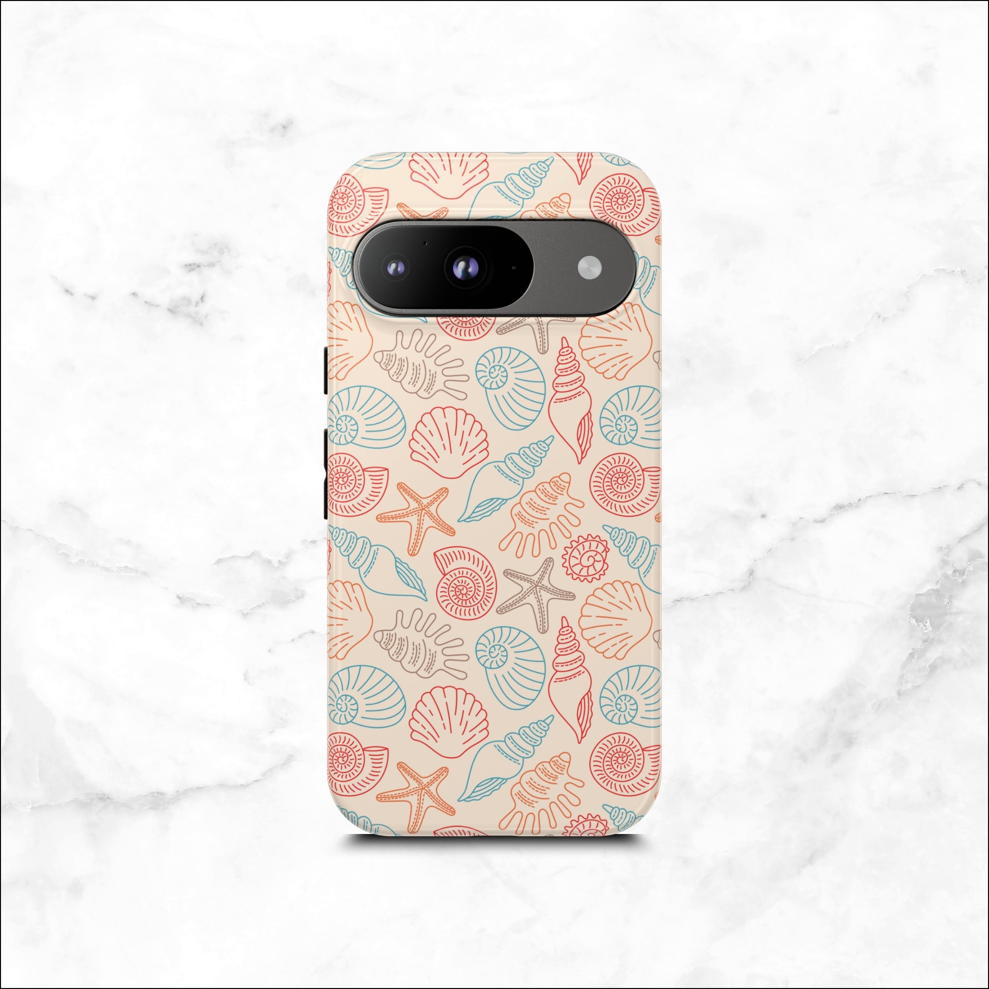 Saltwater Shells - Google Pixel Case Phone Case-aesthetic phone case-shockproof phone case-cute phone case-designer phone case-elegant phone case-luxury phone case-phone accessories-fashion accessory