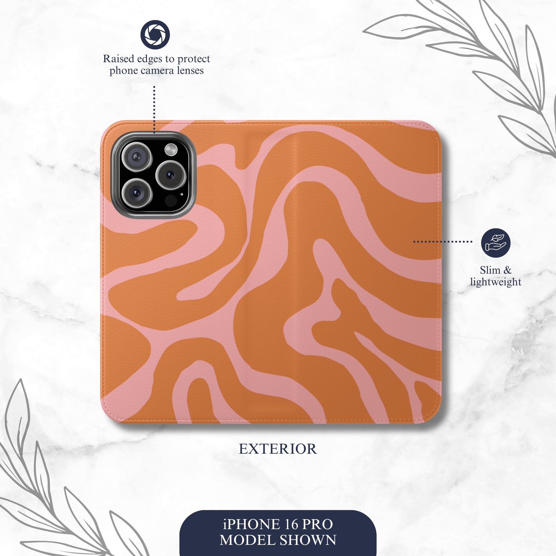 Downtown Groove - iPhone Flip Case Wallet, Leather Folio Case Phone Case-aesthetic phone case-shockproof phone case-cute phone case-designer phone case-elegant phone case-luxury phone case-phone accessories-fashion accessory