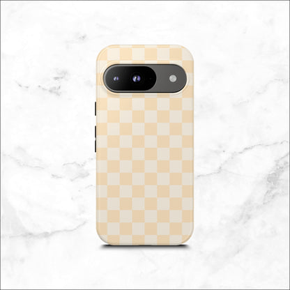 Tan Check - Google Pixel Case Phone Case-aesthetic phone case-shockproof phone case-cute phone case-designer phone case-elegant phone case-luxury phone case-phone accessories-fashion accessory