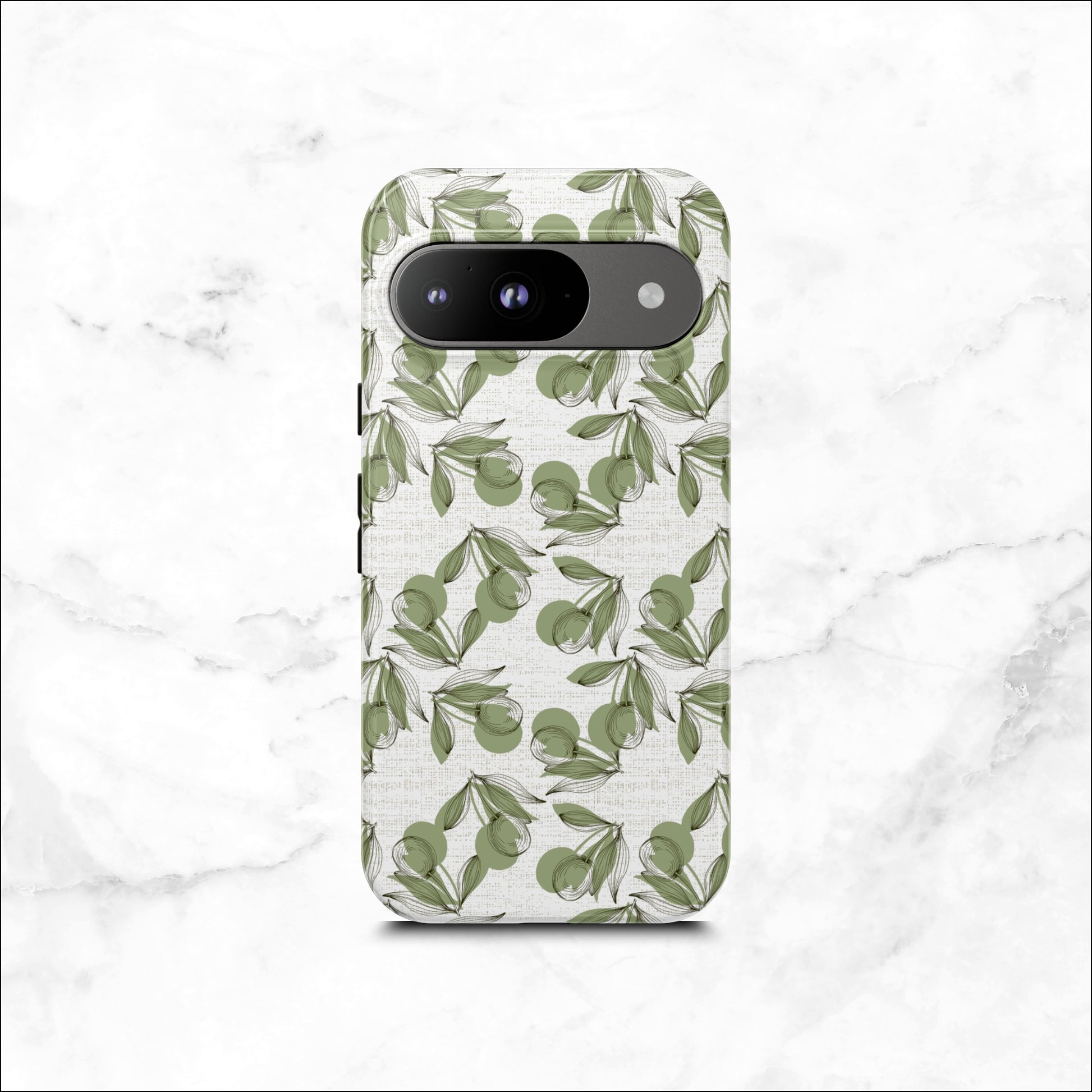 Olive Branch - Google Pixel Case Phone Case-aesthetic phone case-shockproof phone case-cute phone case-designer phone case-elegant phone case-luxury phone case-phone accessories-fashion accessory