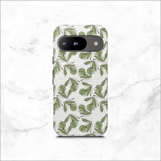 Olive Branch - Google Pixel Case Phone Case-aesthetic phone case-shockproof phone case-cute phone case-designer phone case-elegant phone case-luxury phone case-phone accessories-fashion accessory
