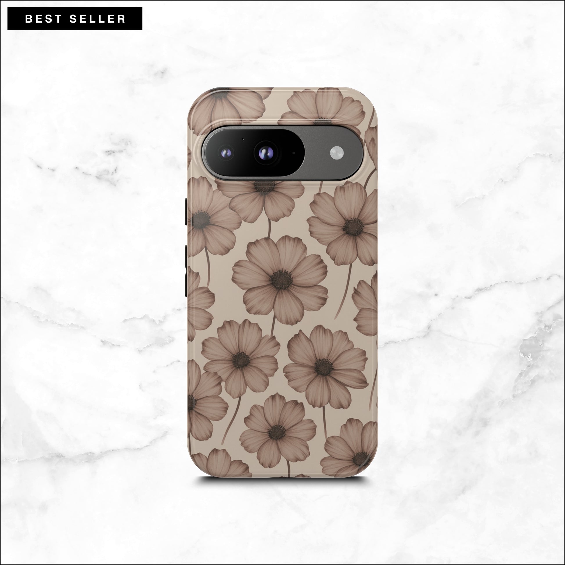 Sepia Bloom - Google Pixel Case Phone Case-aesthetic phone case-shockproof phone case-cute phone case-designer phone case-elegant phone case-luxury phone case-phone accessories-fashion accessory