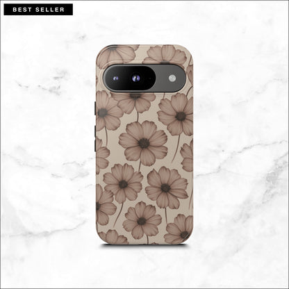 Sepia Bloom - Google Pixel Case Phone Case-aesthetic phone case-shockproof phone case-cute phone case-designer phone case-elegant phone case-luxury phone case-phone accessories-fashion accessory