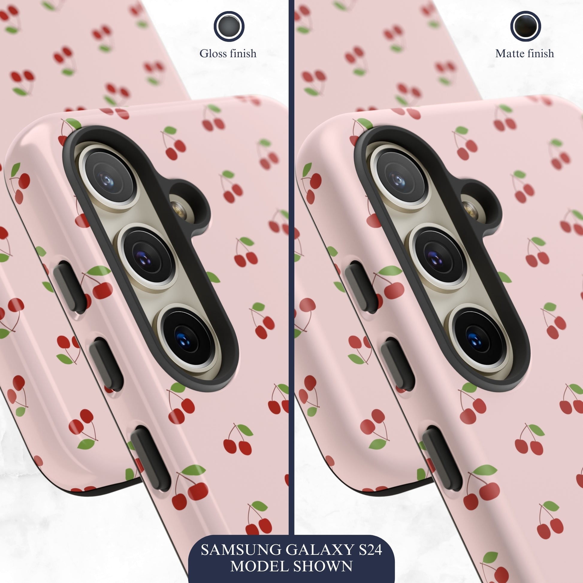 Cherry Crush - Samsung Galaxy Case Phone Case-aesthetic phone case-shockproof phone case-cute phone case-designer phone case-elegant phone case-luxury phone case-phone accessories-fashion accessory
