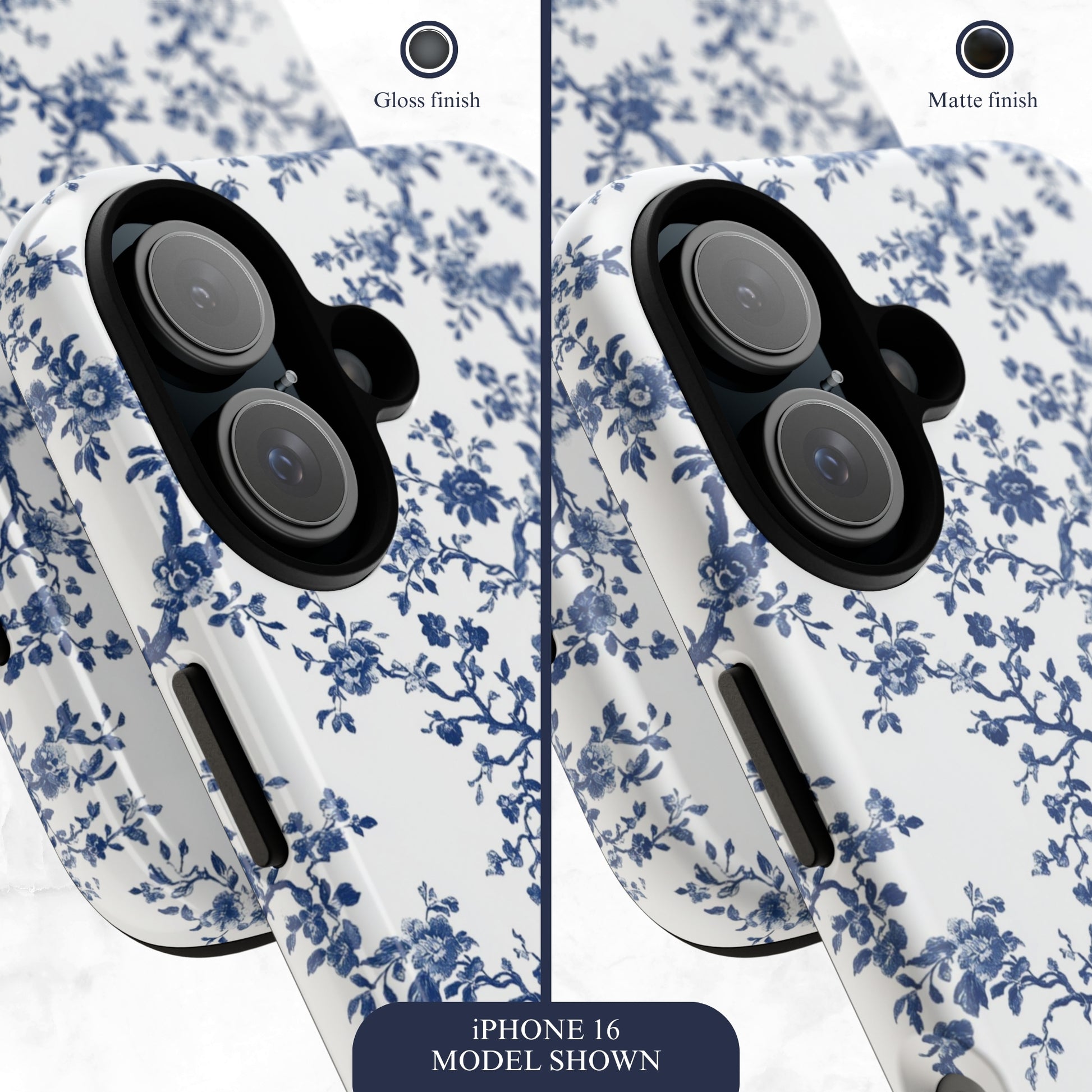 Frosted Toile - iPhone Case Phone Case-aesthetic phone case-shockproof phone case-cute phone case-designer phone case-elegant phone case-luxury phone case-phone accessories-fashion accessory
