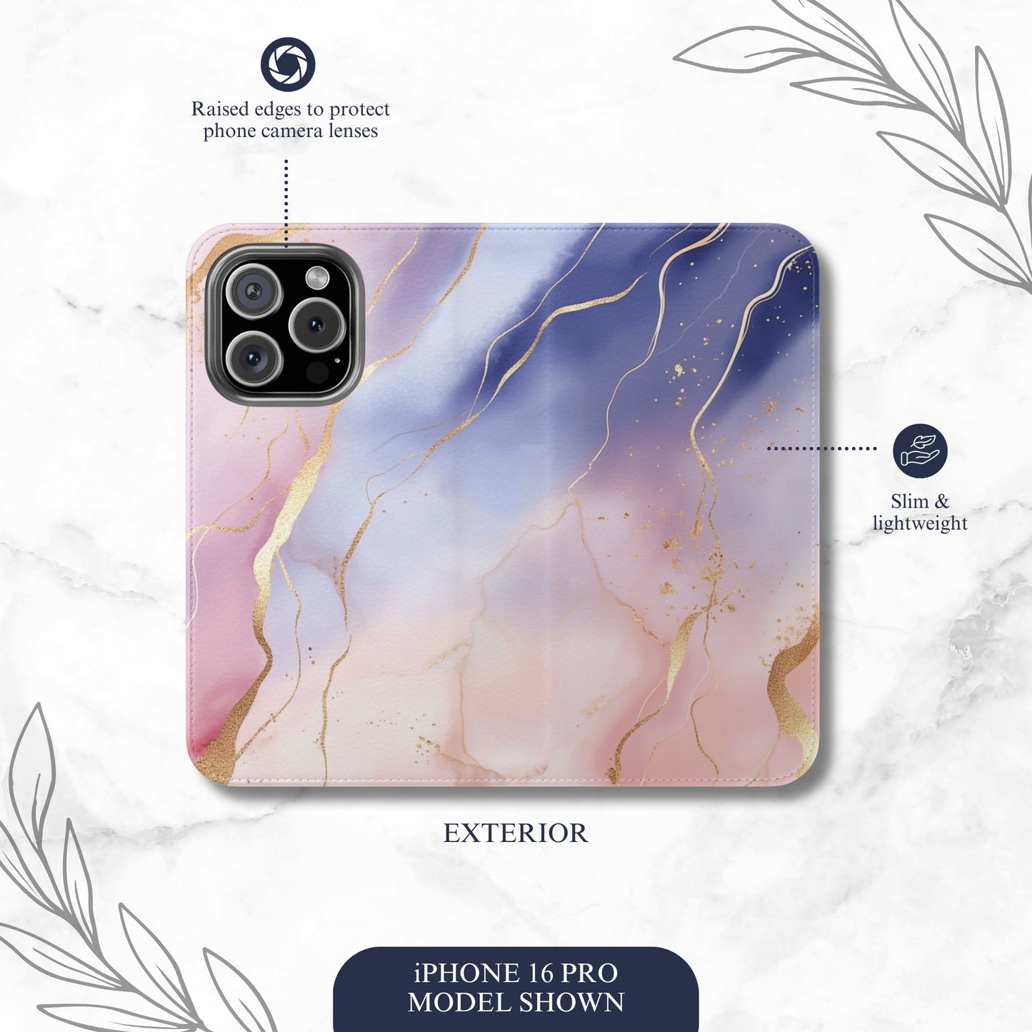 Bubblegum - iPhone Flip Case Wallet, Leather Folio Case Phone Case-aesthetic phone case-shockproof phone case-cute phone case-designer phone case-elegant phone case-luxury phone case-phone accessories-fashion accessory