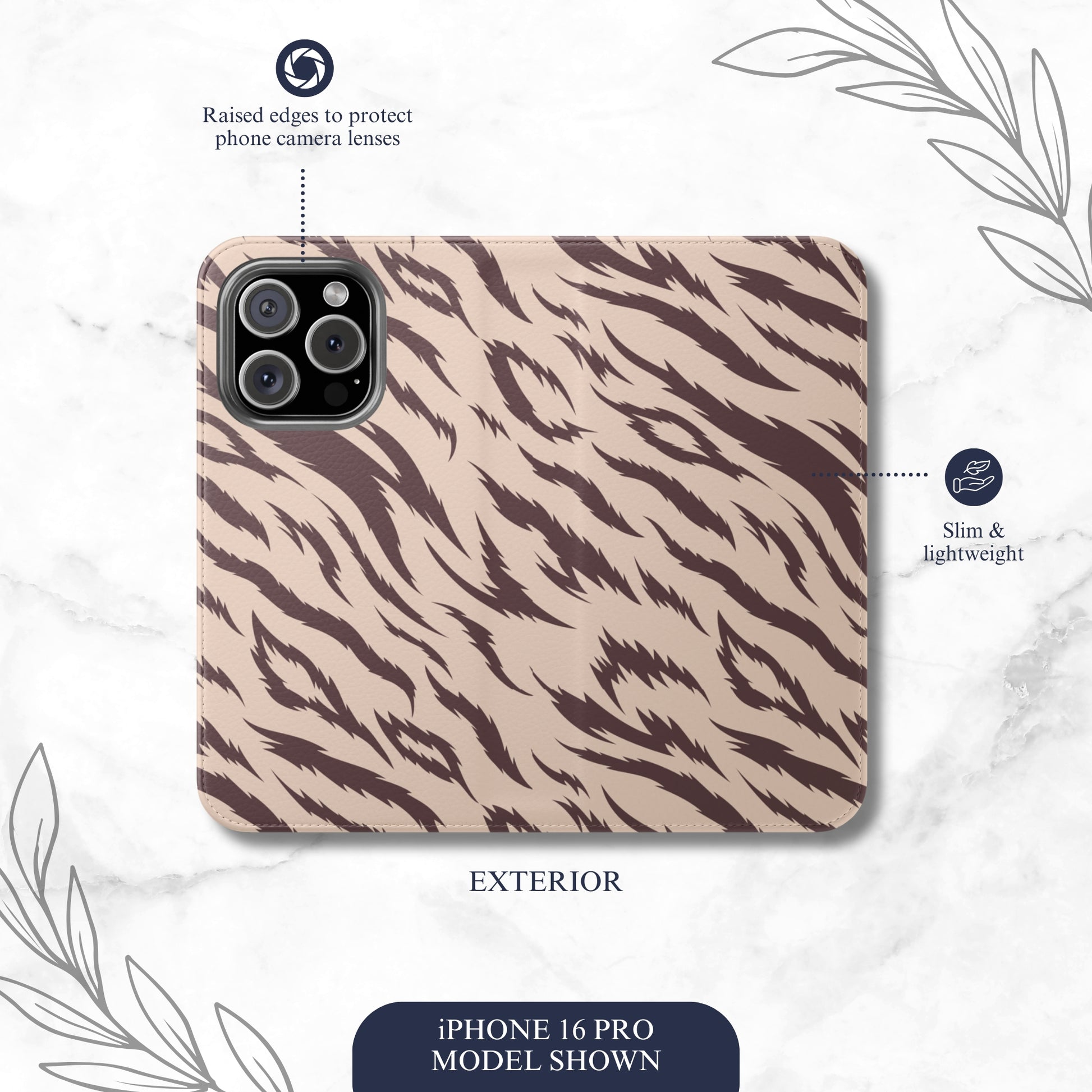 Raw Intent - iPhone Flip Case Wallet, Leather Folio Case Phone Case-aesthetic phone case-shockproof phone case-cute phone case-designer phone case-elegant phone case-luxury phone case-phone accessories-fashion accessory