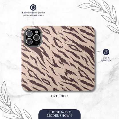 Raw Intent - iPhone Flip Case Wallet, Leather Folio Case Phone Case-aesthetic phone case-shockproof phone case-cute phone case-designer phone case-elegant phone case-luxury phone case-phone accessories-fashion accessory