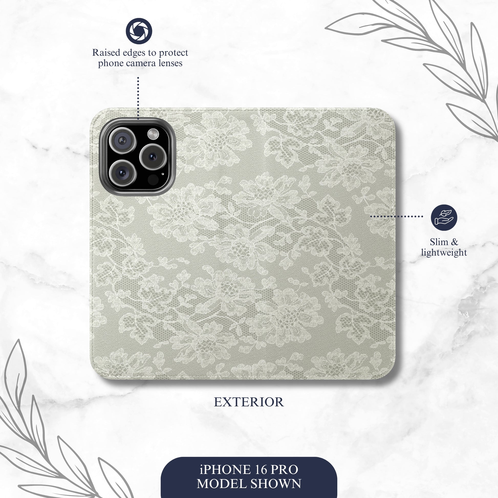 Wedding Day - iPhone Flip Case Wallet, Leather Folio Case Phone Case-aesthetic phone case-shockproof phone case-cute phone case-designer phone case-elegant phone case-luxury phone case-phone accessories-fashion accessory