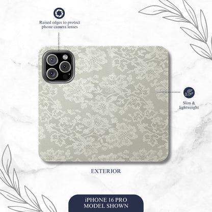 Wedding Day - iPhone Flip Case Wallet, Leather Folio Case Phone Case-aesthetic phone case-shockproof phone case-cute phone case-designer phone case-elegant phone case-luxury phone case-phone accessories-fashion accessory