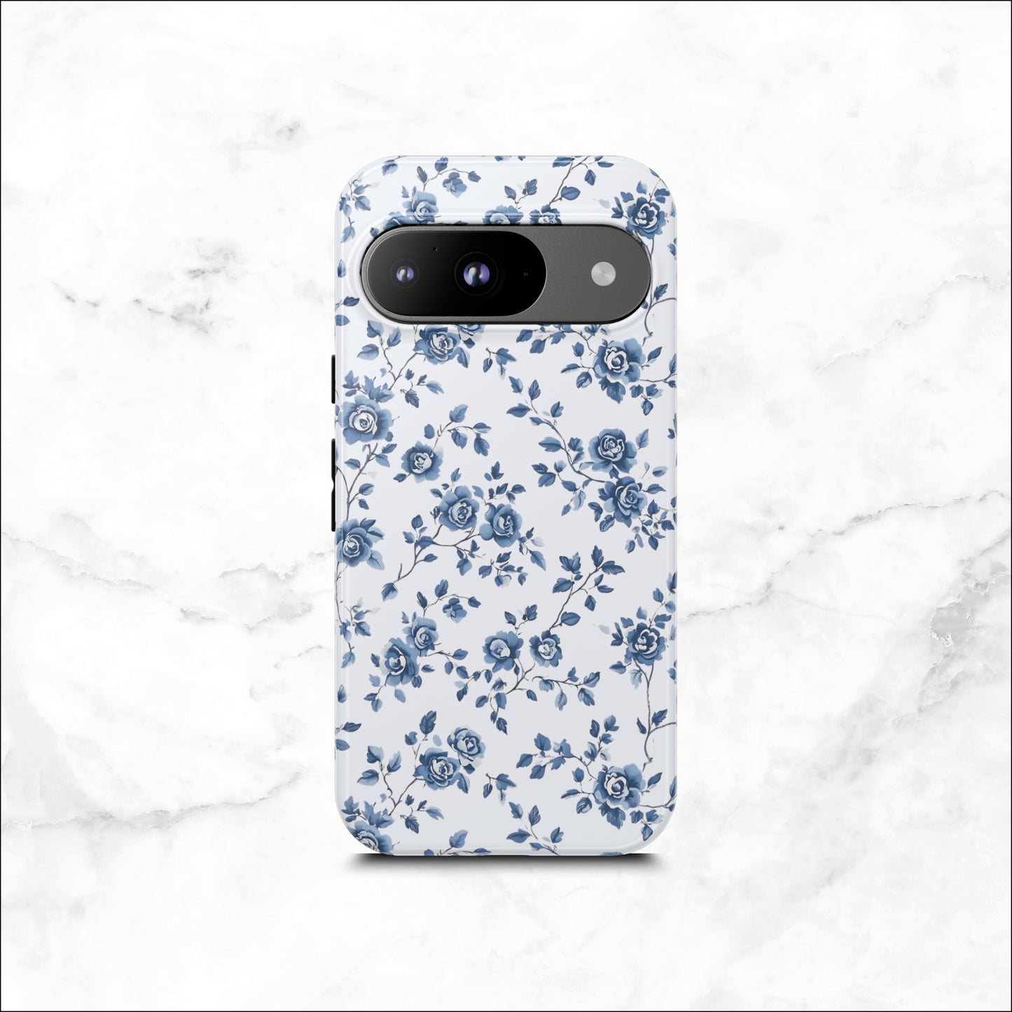 Porcelain Petals - Google Pixel Case Phone Case-aesthetic phone case-shockproof phone case-cute phone case-designer phone case-elegant phone case-luxury phone case-phone accessories-fashion accessory