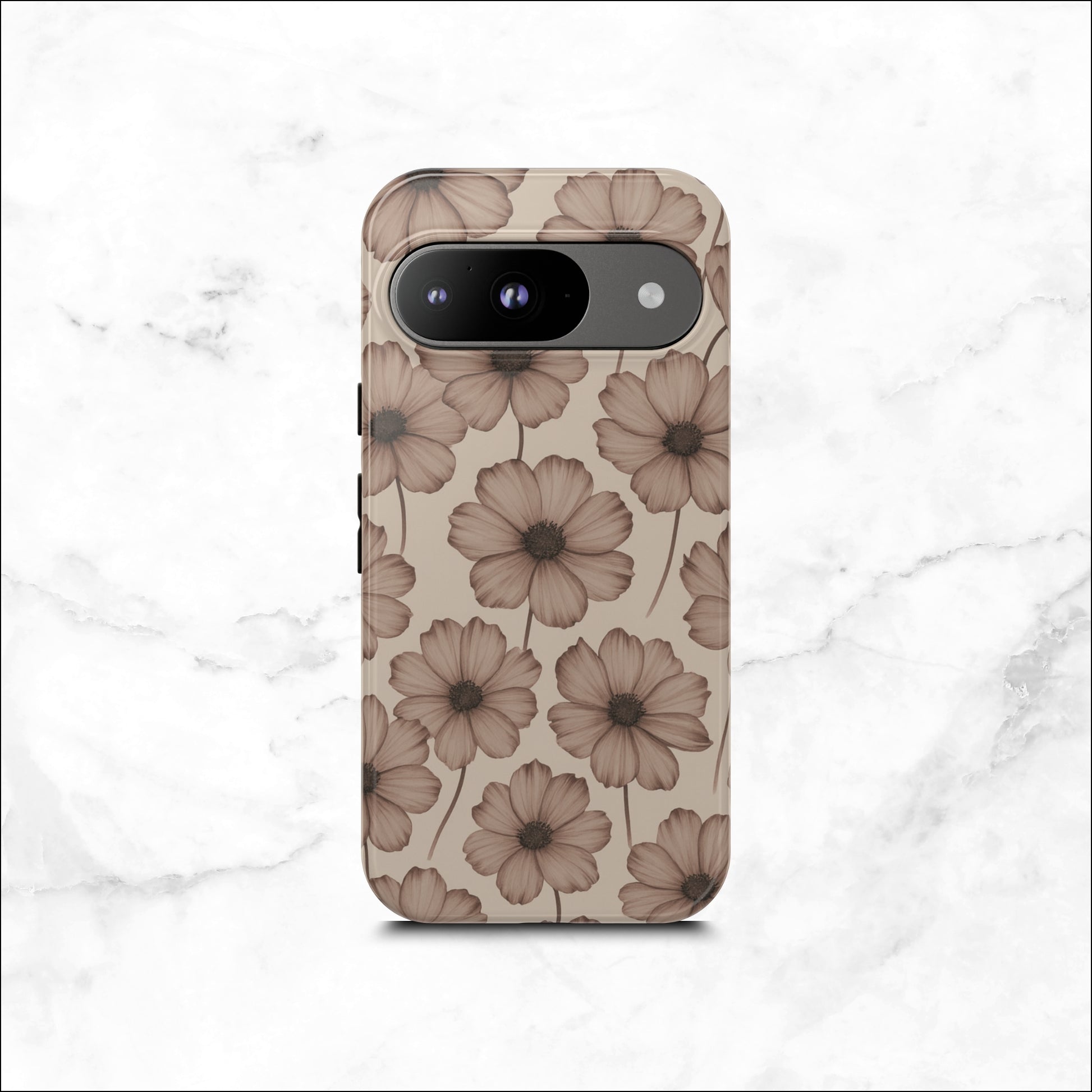 Sepia Bloom - Google Pixel Case Phone Case-aesthetic phone case-shockproof phone case-cute phone case-designer phone case-elegant phone case-luxury phone case-phone accessories-fashion accessory