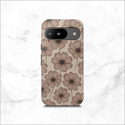 Sepia Bloom - Google Pixel Case Phone Case-aesthetic phone case-shockproof phone case-cute phone case-designer phone case-elegant phone case-luxury phone case-phone accessories-fashion accessory