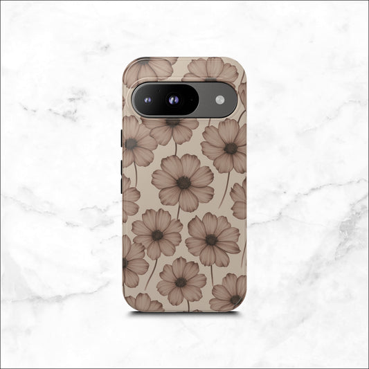 Sepia Bloom - Google Pixel Case Phone Case-aesthetic phone case-shockproof phone case-cute phone case-designer phone case-elegant phone case-luxury phone case-phone accessories-fashion accessory