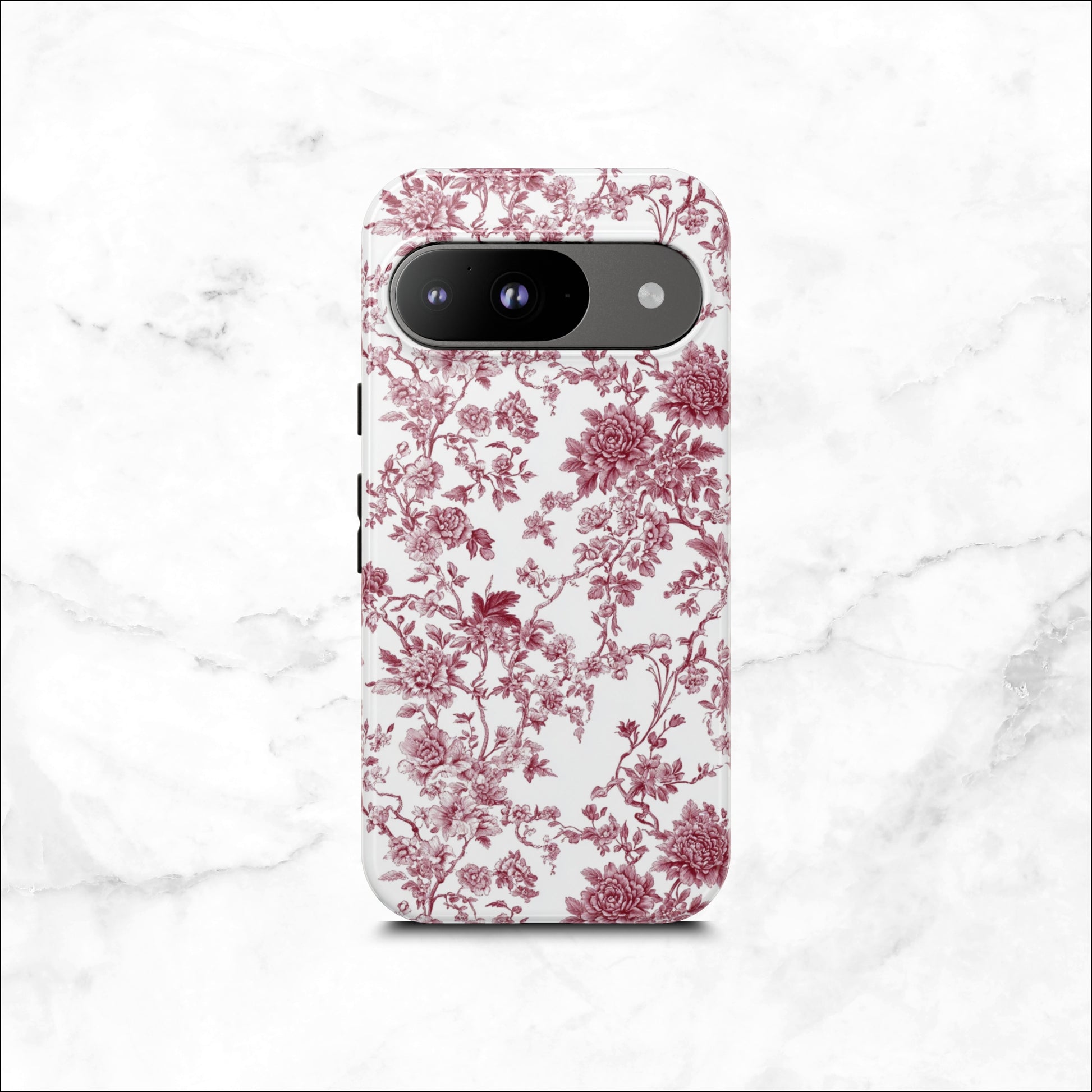 Scarlet Toile - Google Pixel Case Phone Case-aesthetic phone case-shockproof phone case-cute phone case-designer phone case-elegant phone case-luxury phone case-phone accessories-fashion accessory