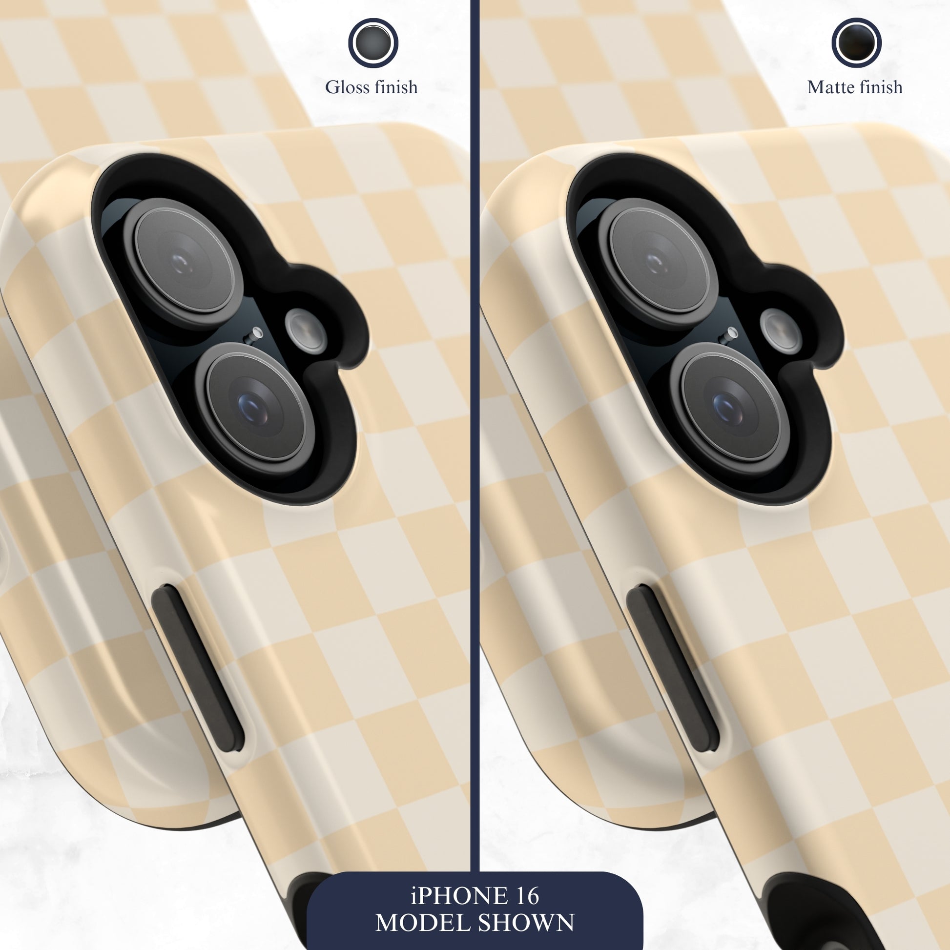 Tan Check - Magsafe iPhone Case Phone Case-aesthetic phone case-shockproof phone case-cute phone case-designer phone case-elegant phone case-luxury phone case-phone accessories-fashion accessory