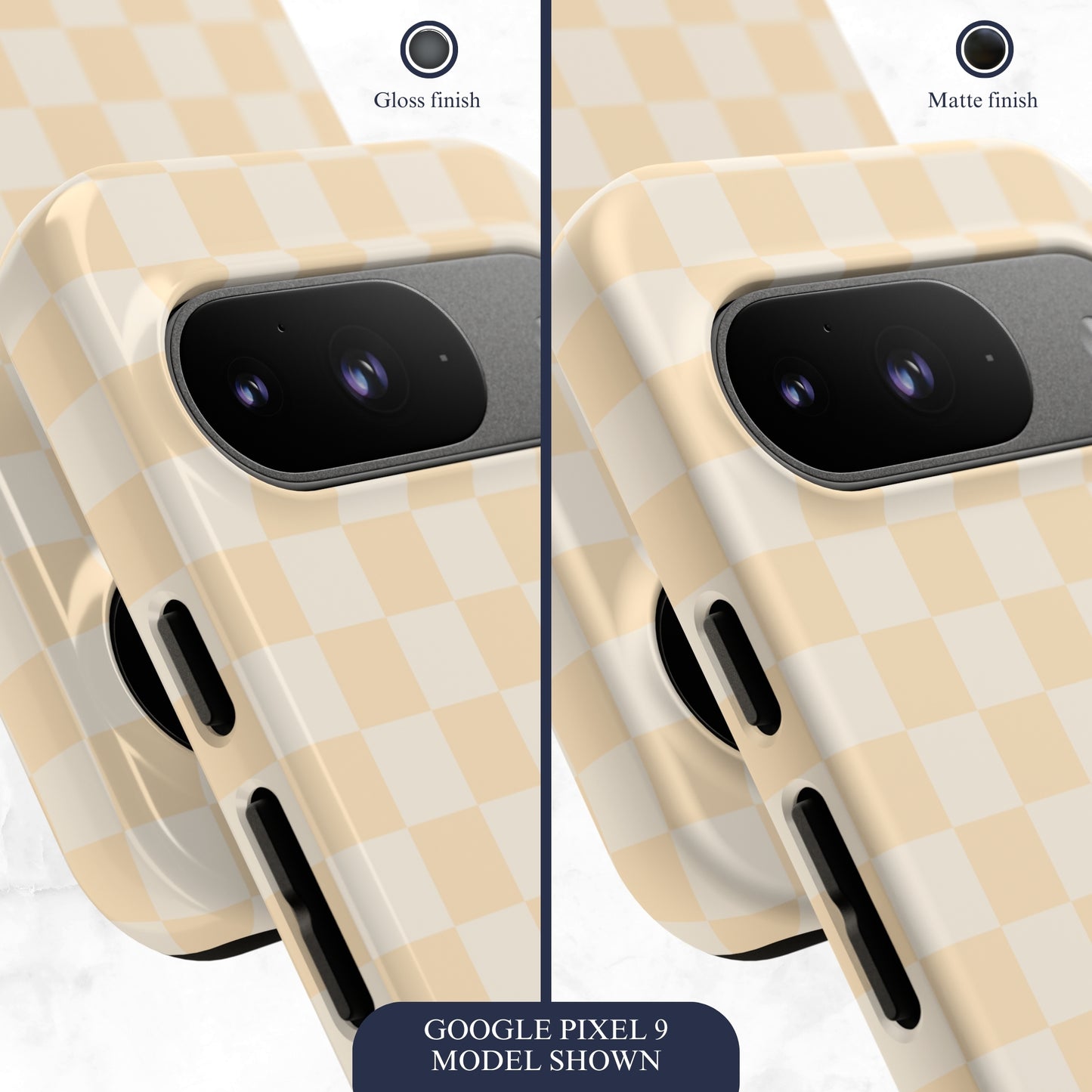 Tan Check - Google Pixel Case Phone Case-aesthetic phone case-shockproof phone case-cute phone case-designer phone case-elegant phone case-luxury phone case-phone accessories-fashion accessory