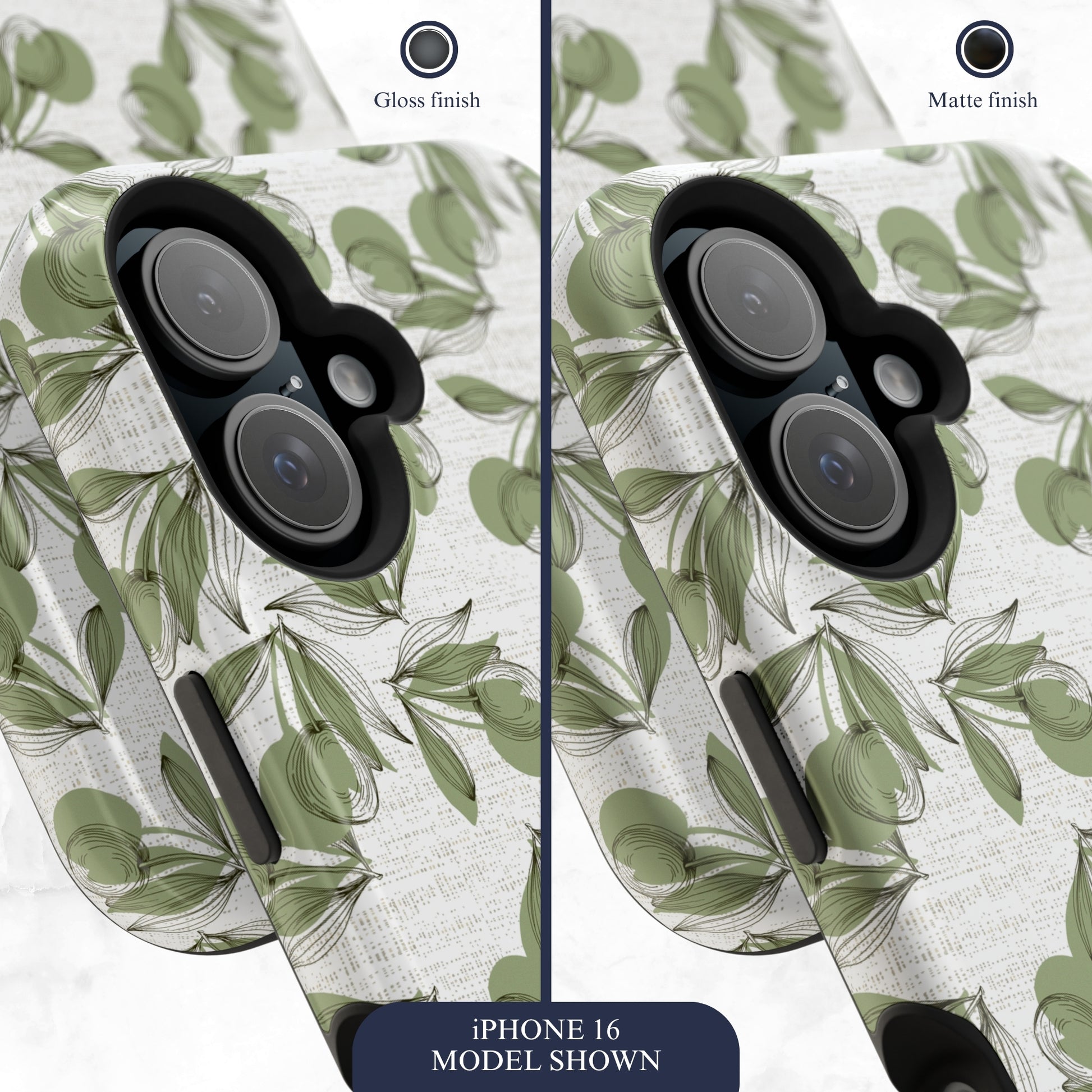 Olive Branch - Magsafe iPhone Case Phone Case-aesthetic phone case-shockproof phone case-cute phone case-designer phone case-elegant phone case-luxury phone case-phone accessories-fashion accessory