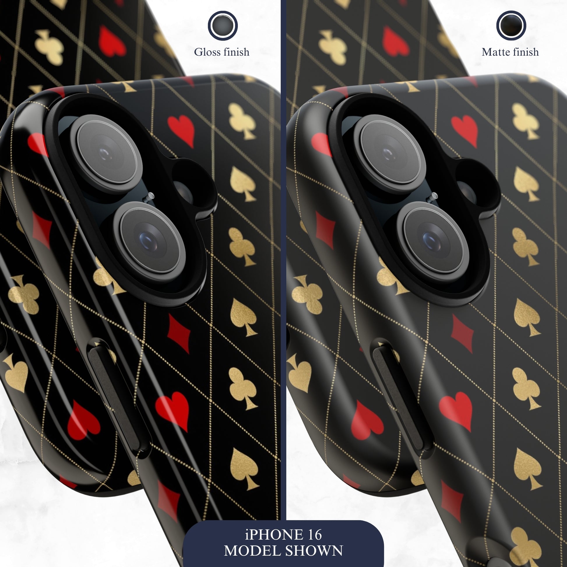 Royal Flush - iPhone Case Phone Case-aesthetic phone case-shockproof phone case-cute phone case-designer phone case-elegant phone case-luxury phone case-phone accessories-fashion accessory