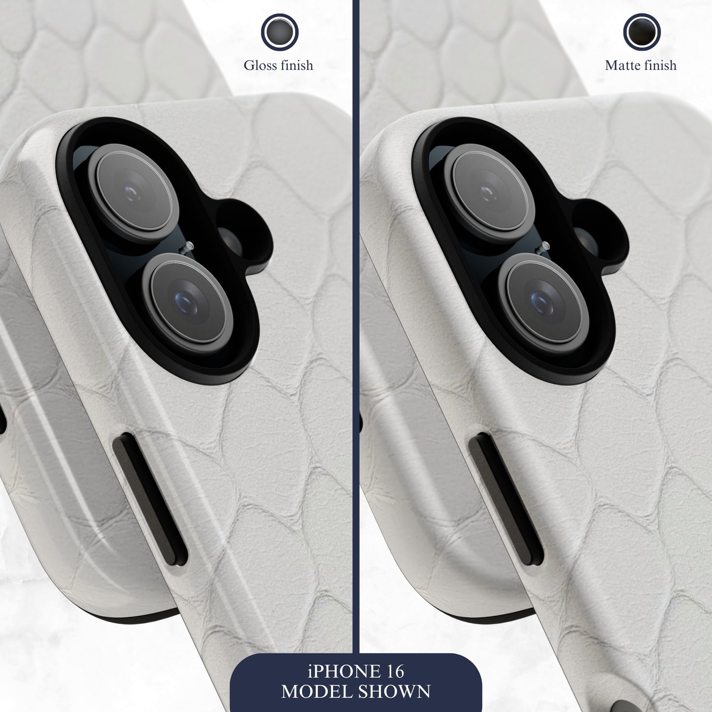 White Serpent - iPhone Case Phone Case-aesthetic phone case-shockproof phone case-cute phone case-designer phone case-elegant phone case-luxury phone case-phone accessories-fashion accessory
