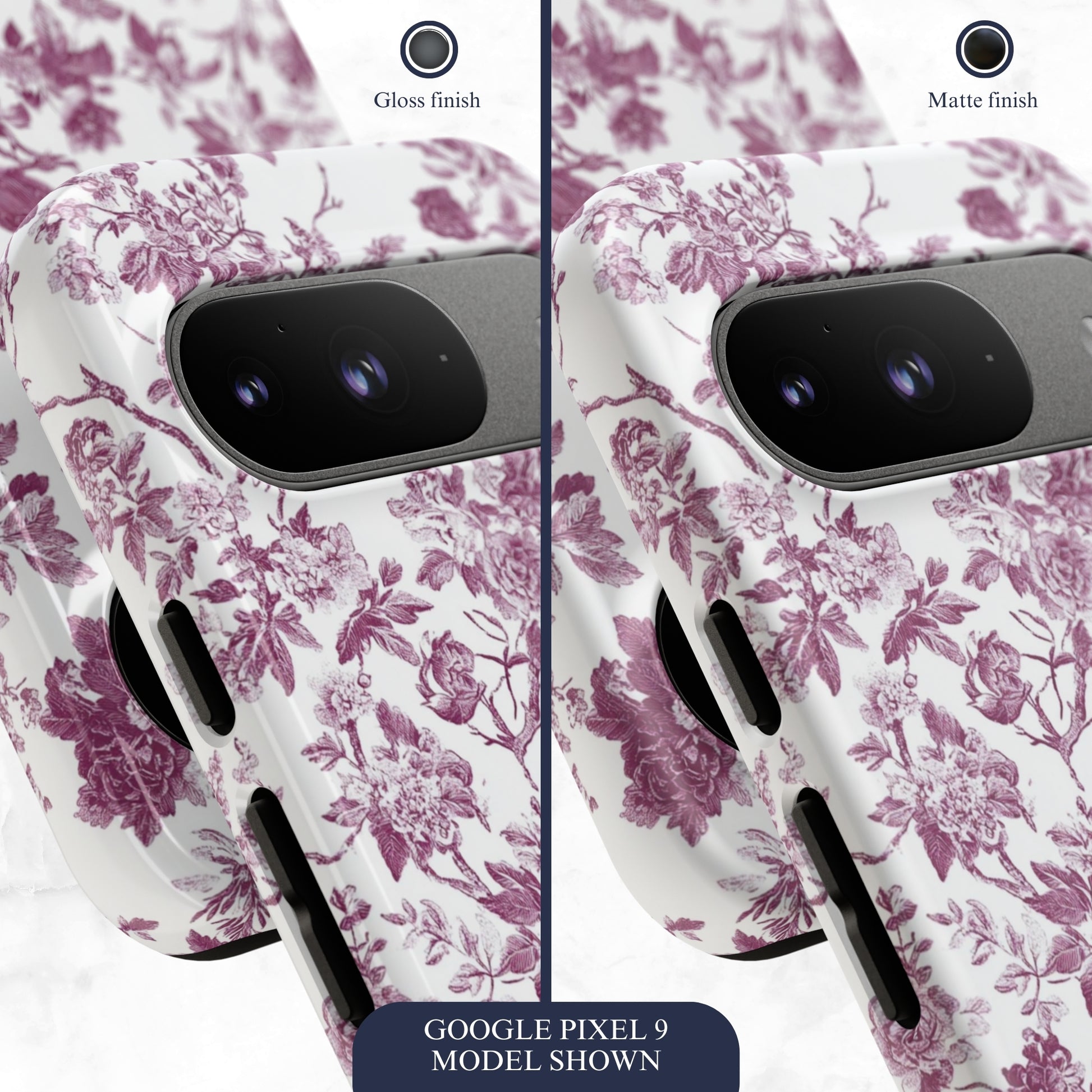Mauve Toile - Google Pixel Case Phone Case-aesthetic phone case-shockproof phone case-cute phone case-designer phone case-elegant phone case-luxury phone case-phone accessories-fashion accessory