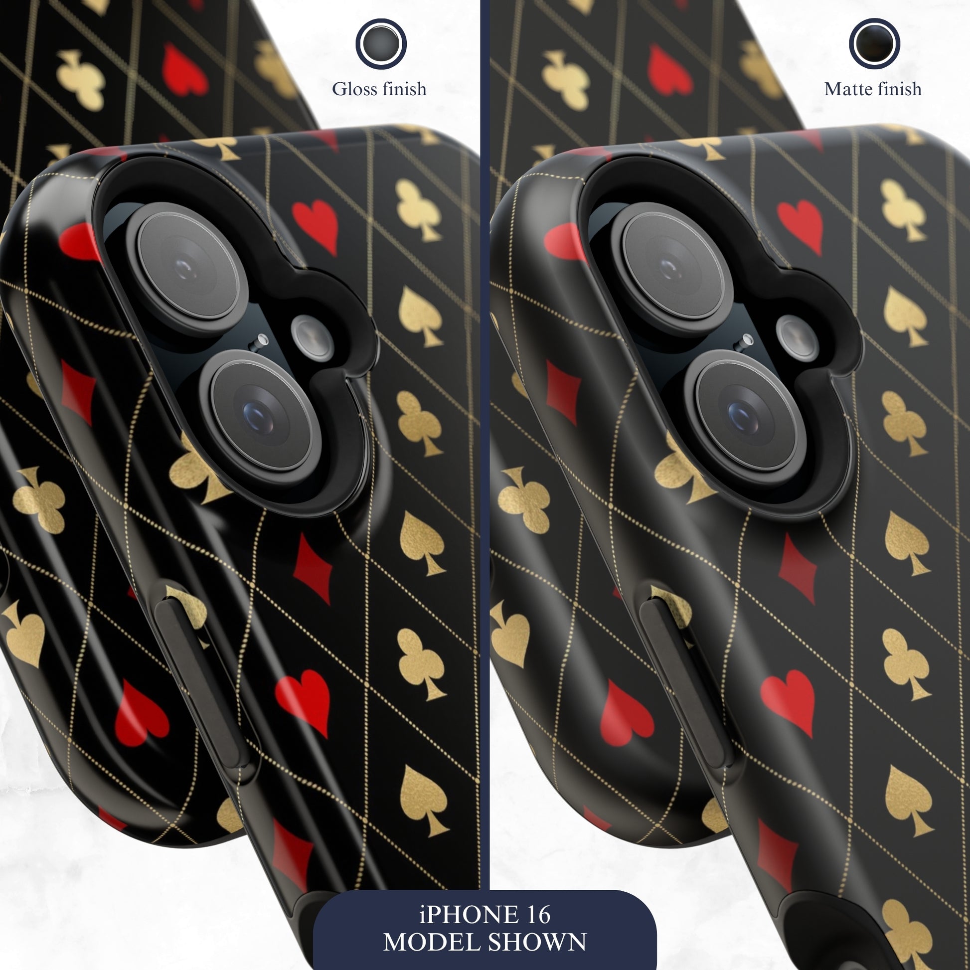 Royal Flush - Magsafe iPhone Case Phone Case-aesthetic phone case-shockproof phone case-cute phone case-designer phone case-elegant phone case-luxury phone case-phone accessories-fashion accessory